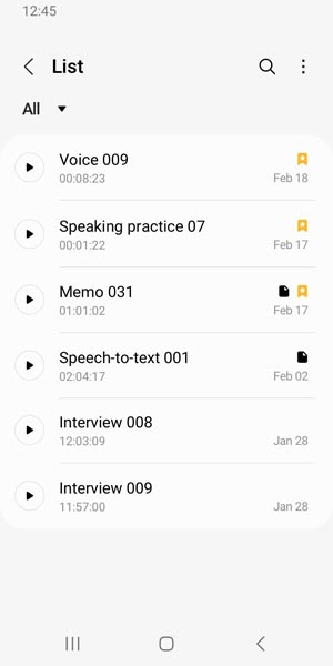 三星录音机app官方版(Voice Recorder) 三星录音机app官方版(Voice Recorder)