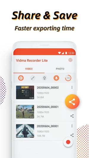 Vidma屏幕录制App最新版